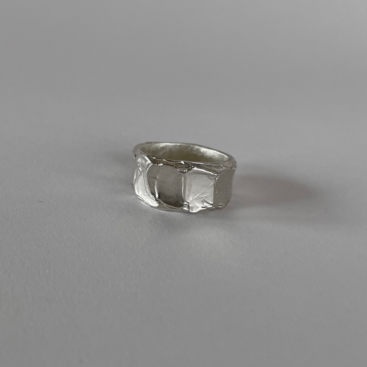 Molten Silver Ring