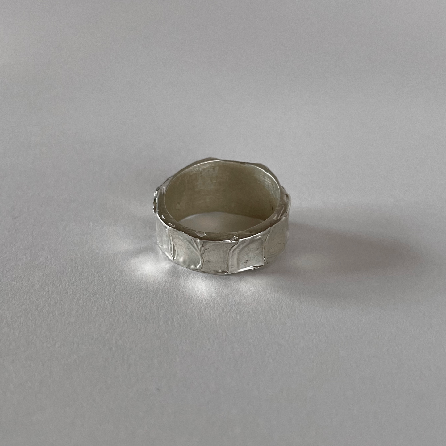 Molten Silver Ring